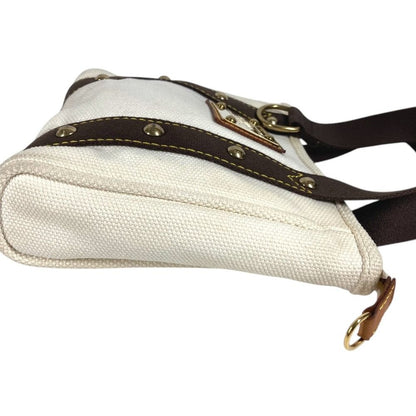 Louis Vuitton Handbag Cabas PM Canvas White — view 7