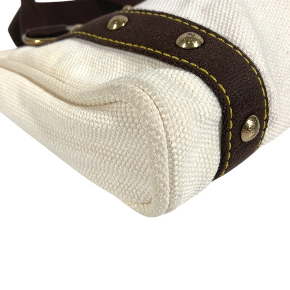 Louis Vuitton Handbag Cabas PM Canvas White — view 4