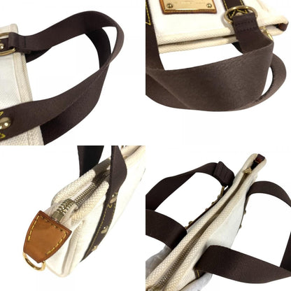 Louis Vuitton Handbag Cabas PM Canvas White — view 8