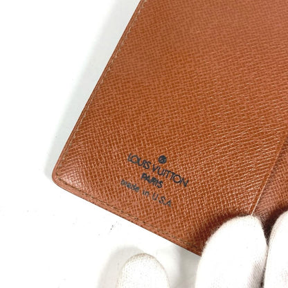 Louis Vuitton Notebook Cover Agenda Mini Monogram Canvas Brown — view 7