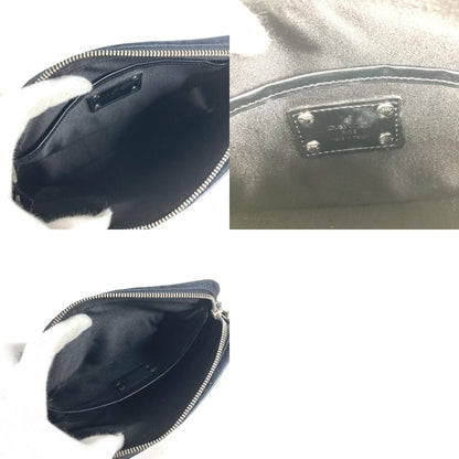 Louis Vuitton Shoulder Bag Pochette Comte de Fe Monogram Satin Canvas Black — view 9
