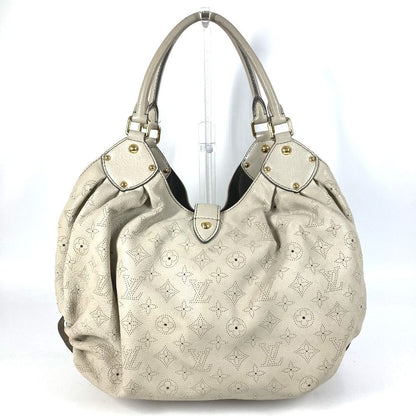 Louis Vuitton Shoulder Bag XL Monogram Mahina Leather Run White — view 2