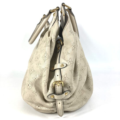Louis Vuitton Shoulder Bag XL Monogram Mahina Leather Run White — view 3