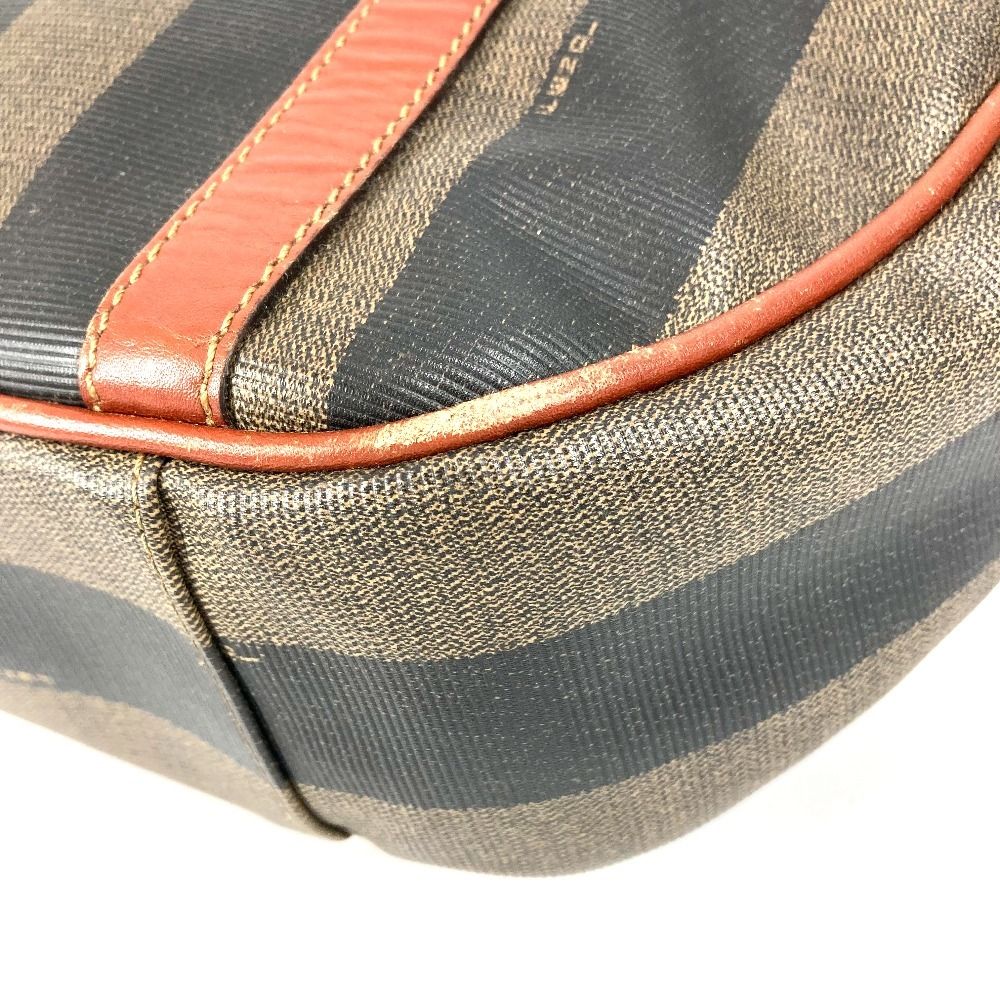 Fendi Handbag Logo Pecan Leather Khaki — view 6