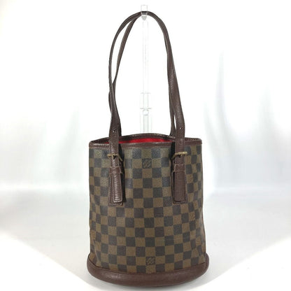 Louis Vuitton Shoulder Bag Marais Damier Canvas Ebene Brown — view 2