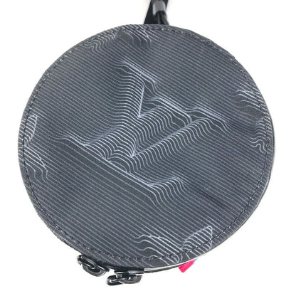 Louis Vuitton Shoulder Bag Expansion Double Polochon Leather Nylon Black — view 6