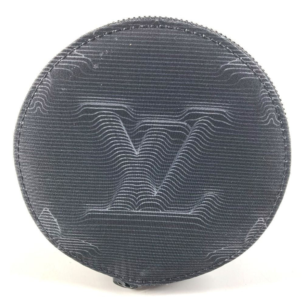 Louis Vuitton Shoulder Bag Expansion Double Polochon Leather Nylon Black — view 3