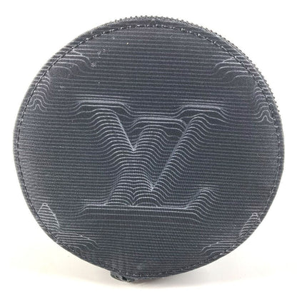 Louis Vuitton Shoulder Bag Expansion Double Polochon Leather Nylon Black — view 3