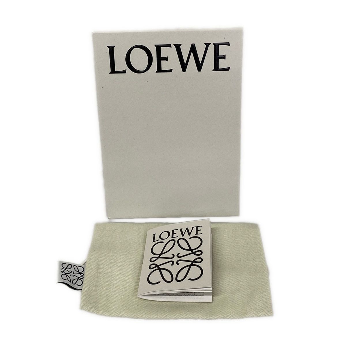 Loewe Coin Case Puzzle Card Holder Black Fragment Anagram L-shaped Zipper — view 5