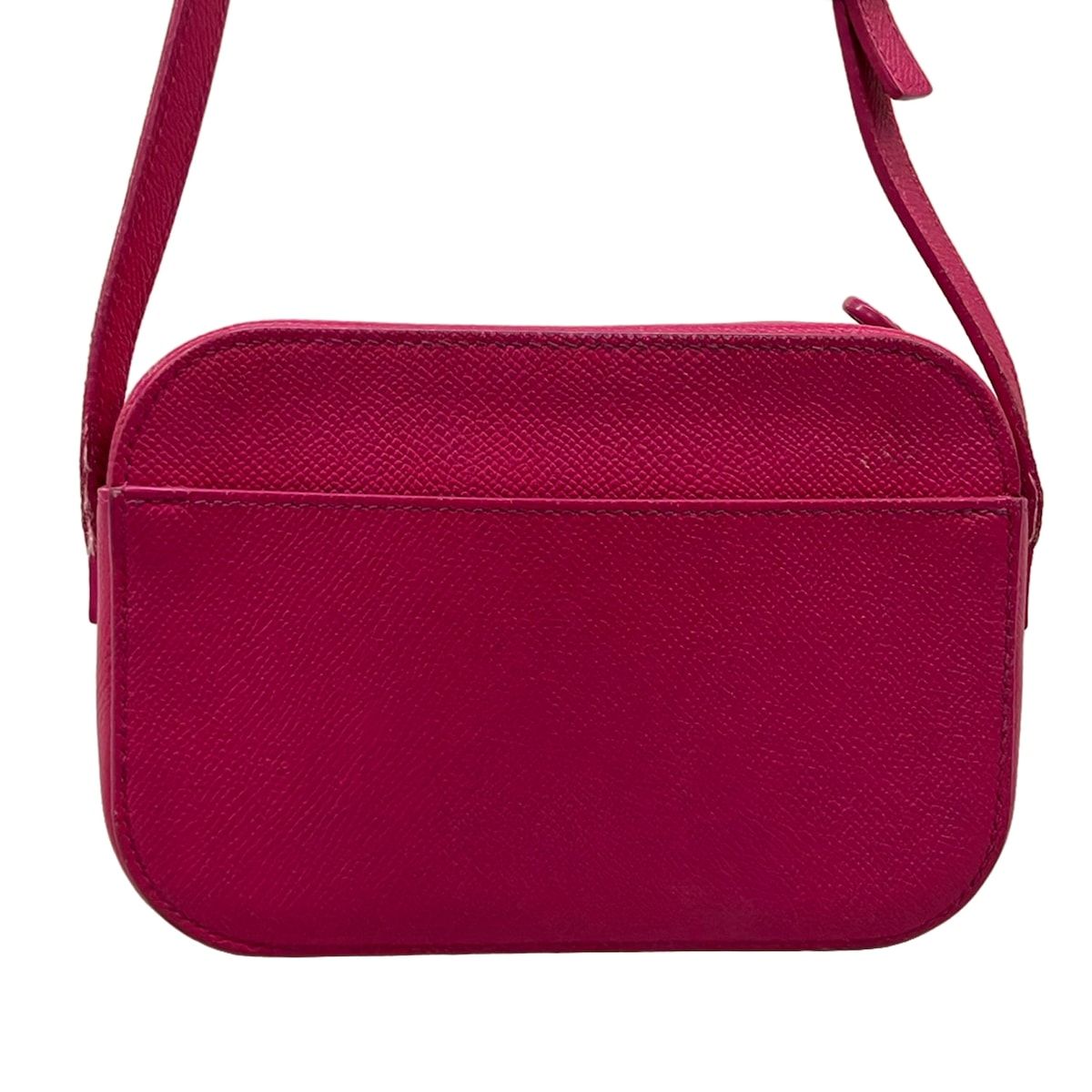 Balenciaga Shoulder Bag Vir Camera XS Pink Black Leather — view 3