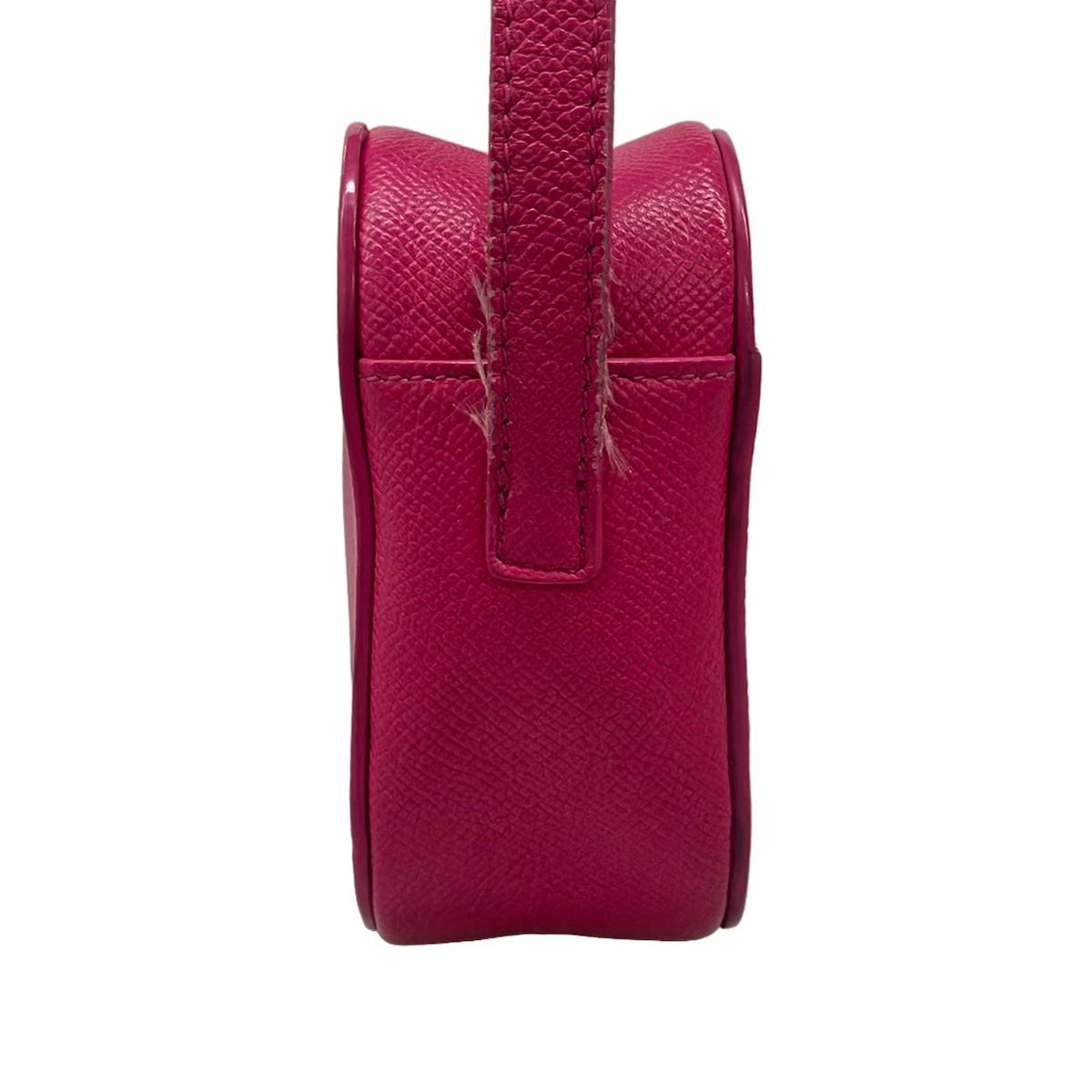 Balenciaga Shoulder Bag Vir Camera XS Pink Black Leather — view 4