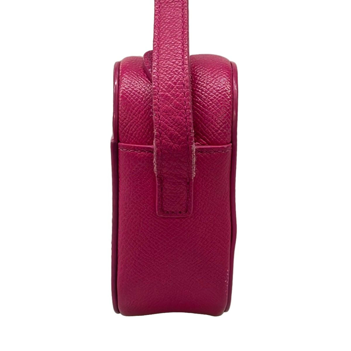 Balenciaga Shoulder Bag Vir Camera XS Pink Black Leather — view 2