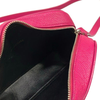Balenciaga Shoulder Bag Vir Camera XS Pink Black Leather — view 7