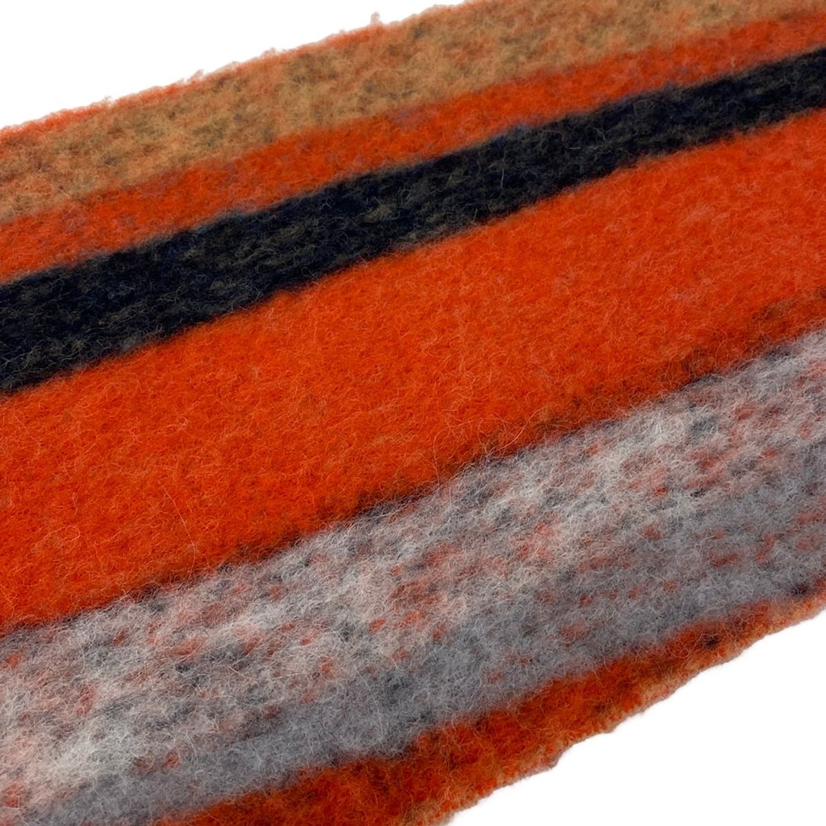 Loewe Scarf Orange Blue Multi Wool Alpaca — view 4