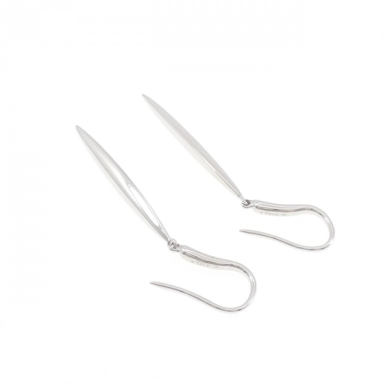 Tiffany & Co Feather Earrings — view 3