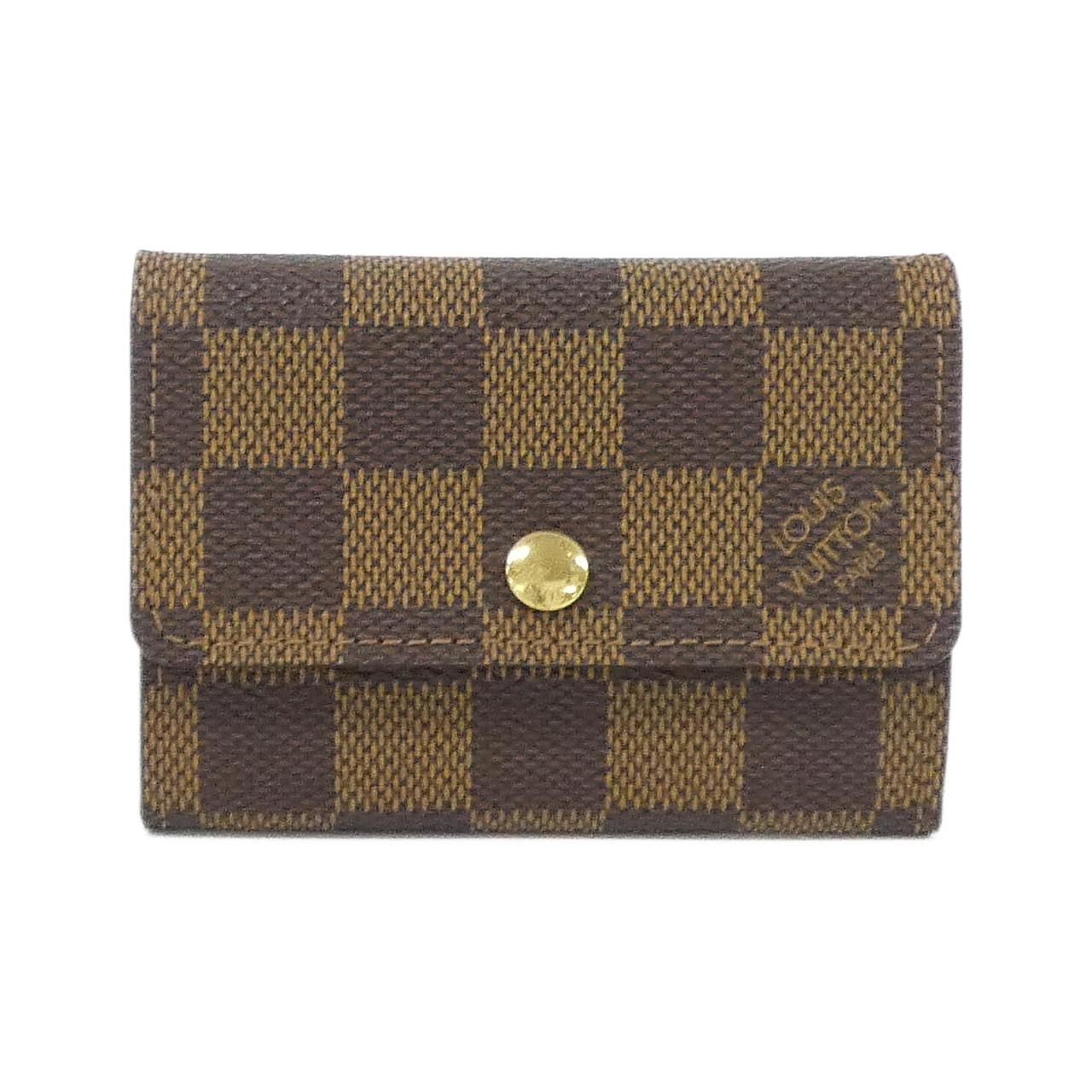 Louis Vuitton Damier Porte-Monnaie Plat Coin Case