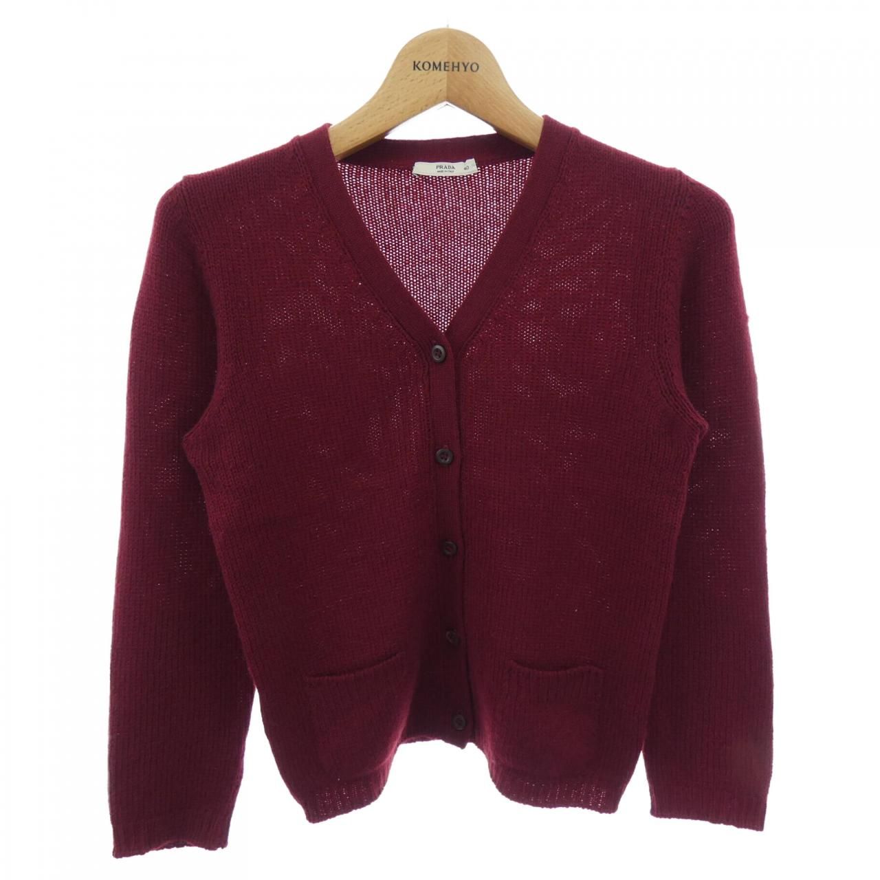 Prada Vintage Cardigan Red