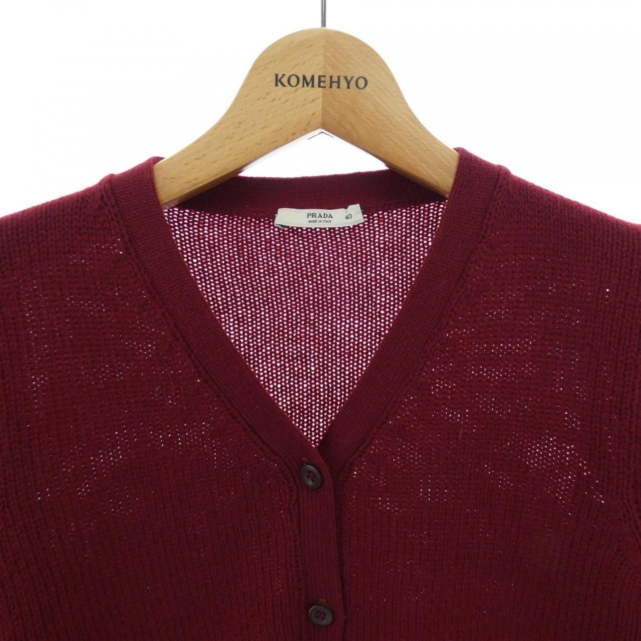 Prada Vintage Cardigan Red — view 5