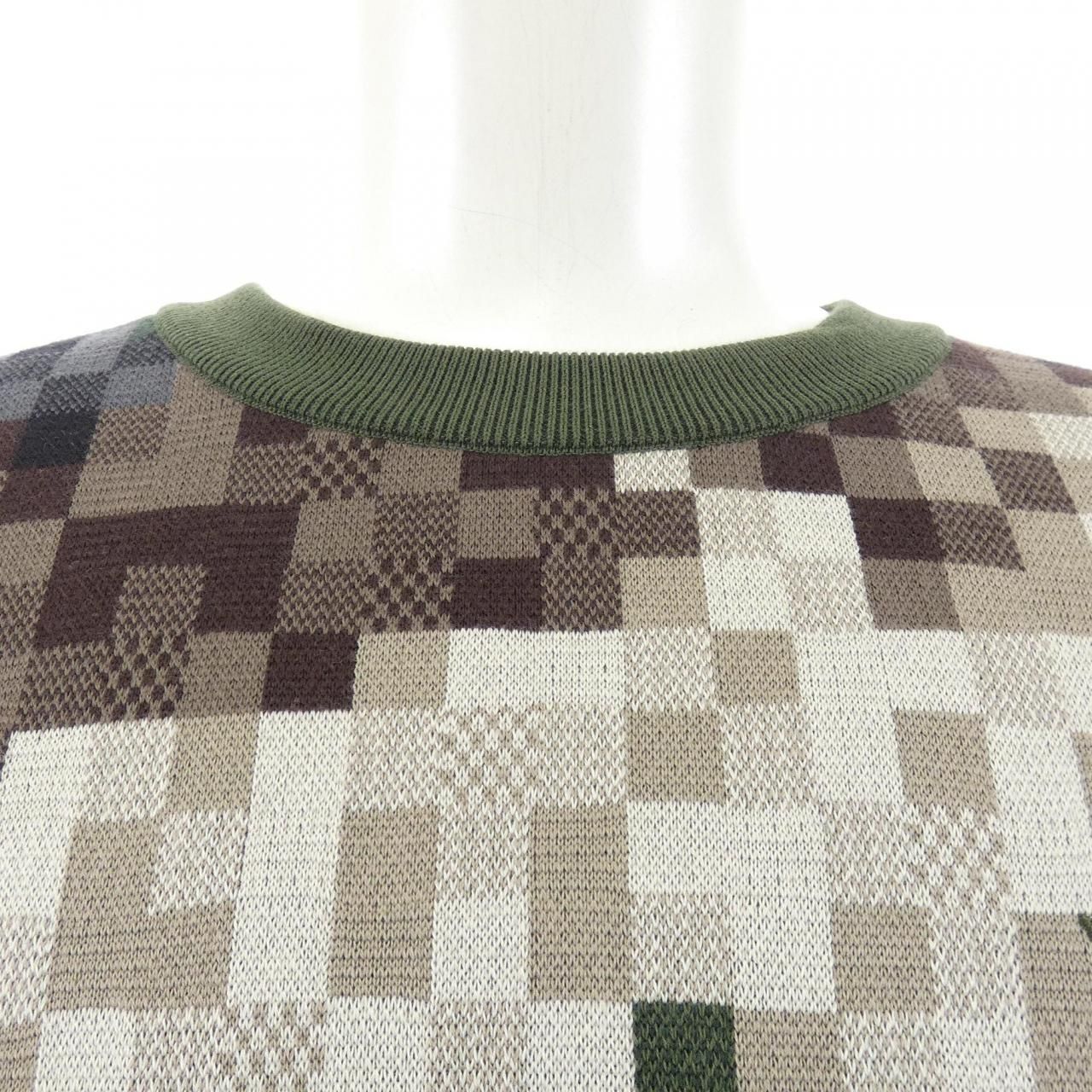Louis Vuitton Camouflage Cotton Pullover Knit Sweater — view 5