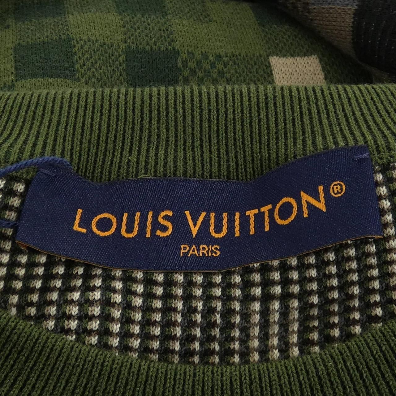 Louis Vuitton Camouflage Cotton Pullover Knit Sweater — view 4
