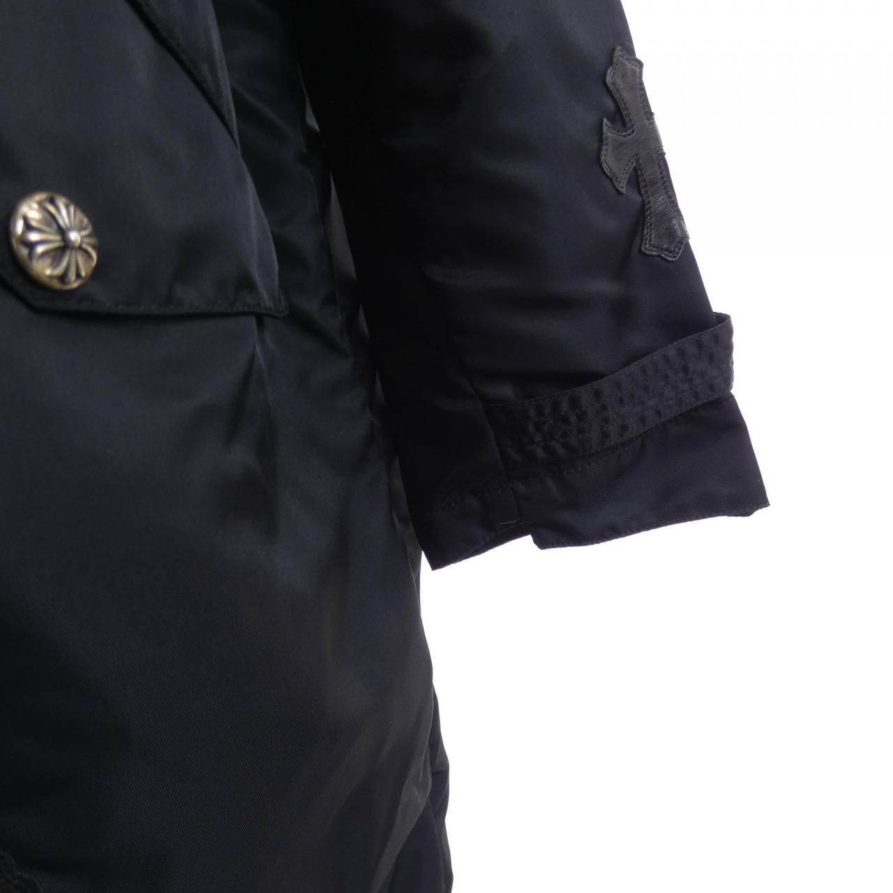 Chrome Hearts Puddles Cemetery Cross Coat — view 6