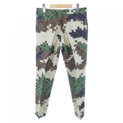 Louis Vuitton Tailored Cotton Damier Cigarette Pants — view 2