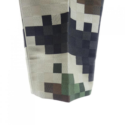 Louis Vuitton Tailored Cotton Damier Cigarette Pants — view 5