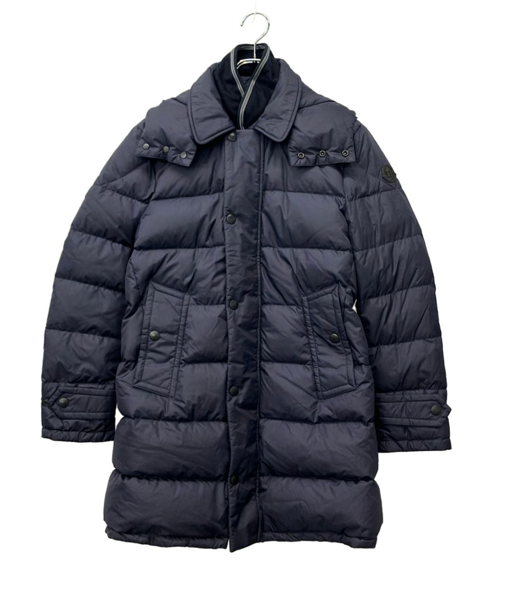 Moncler Down Jacket Coat Double Zip Snap Button Hooded 0