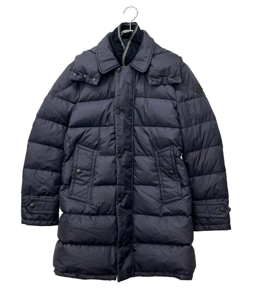 Moncler Down Jacket Coat Double Zip Snap Button Hooded 0