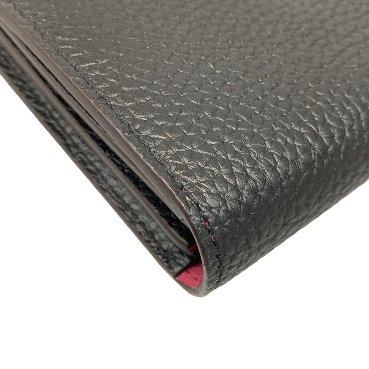 Louis Vuitton Wallet Cuillon Portefeuille Comet Noir Leather — view 6
