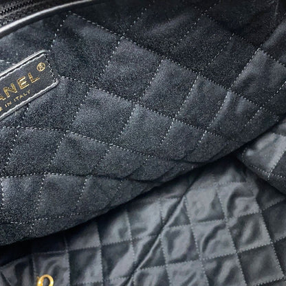 Chanel Backpack 22 Large Leather Black — view 9