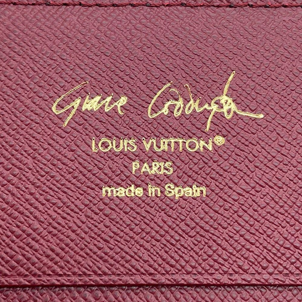 Louis Vuitton Card Case Monogram Pauket Purse Business Holder Cat — view 8