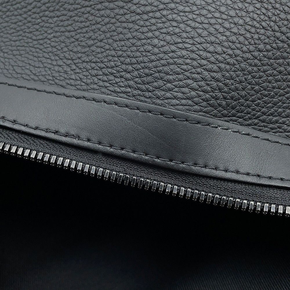 Louis Vuitton Takeoff Backpack Gray Leather Black — view 8