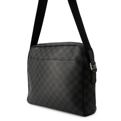 Louis Vuitton Shoulder Bag Damier Graphite Dayton MM Black — view 2
