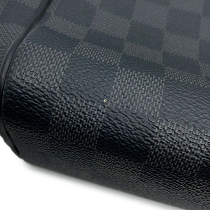 Louis Vuitton Shoulder Bag Damier Graphite Dayton MM Black — view 9
