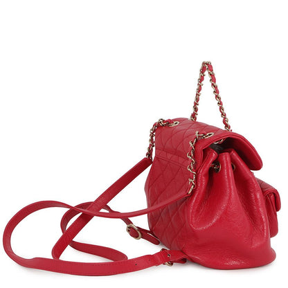 Chanel Quilted CC Logo Leather Backpack — view 2