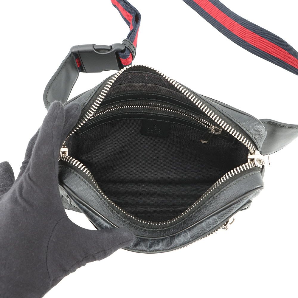 Gucci Belt Bag GG Supreme Black — view 6