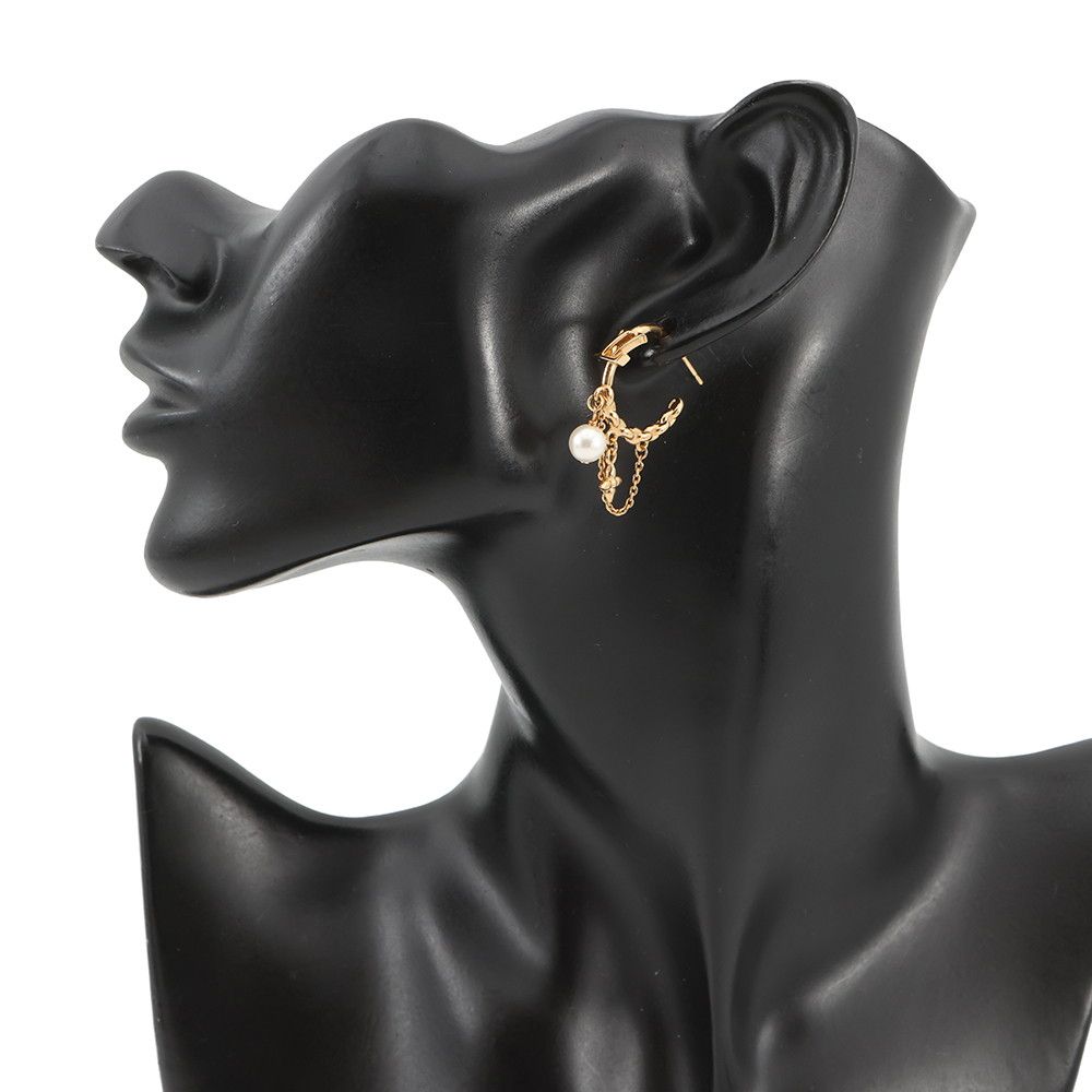 Louis Vuitton Earrings Blue Ming Pearl — view 4