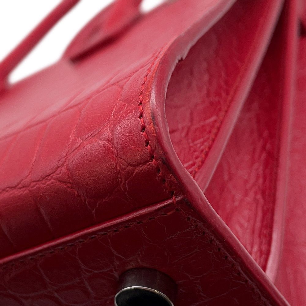 Saint Laurent Paris Handbag Sac de Jour Baby Embossed Leather 2-Way — view 9
