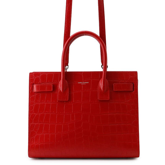 Saint Laurent Paris Handbag Sac de Jour Baby Embossed Leather 2-Way
