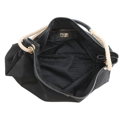 Prada Shoulder Bag Marina Large Re-Nylon Black — view 5