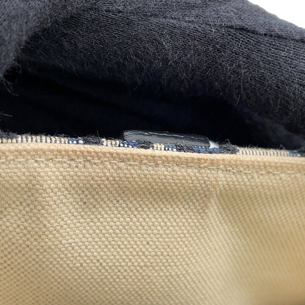 Dior Oak Saddle Bag Mini Canvas Trotter — view 7