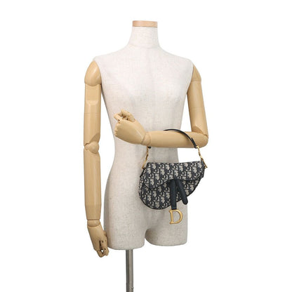 Dior Oak Saddle Bag Mini Canvas Trotter — view 4