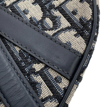 Dior Oak Saddle Bag Mini Canvas Trotter — view 8