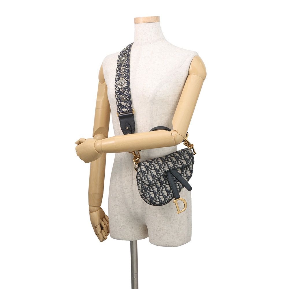Dior Oak Saddle Bag Mini 2-Way Trotter — view 5