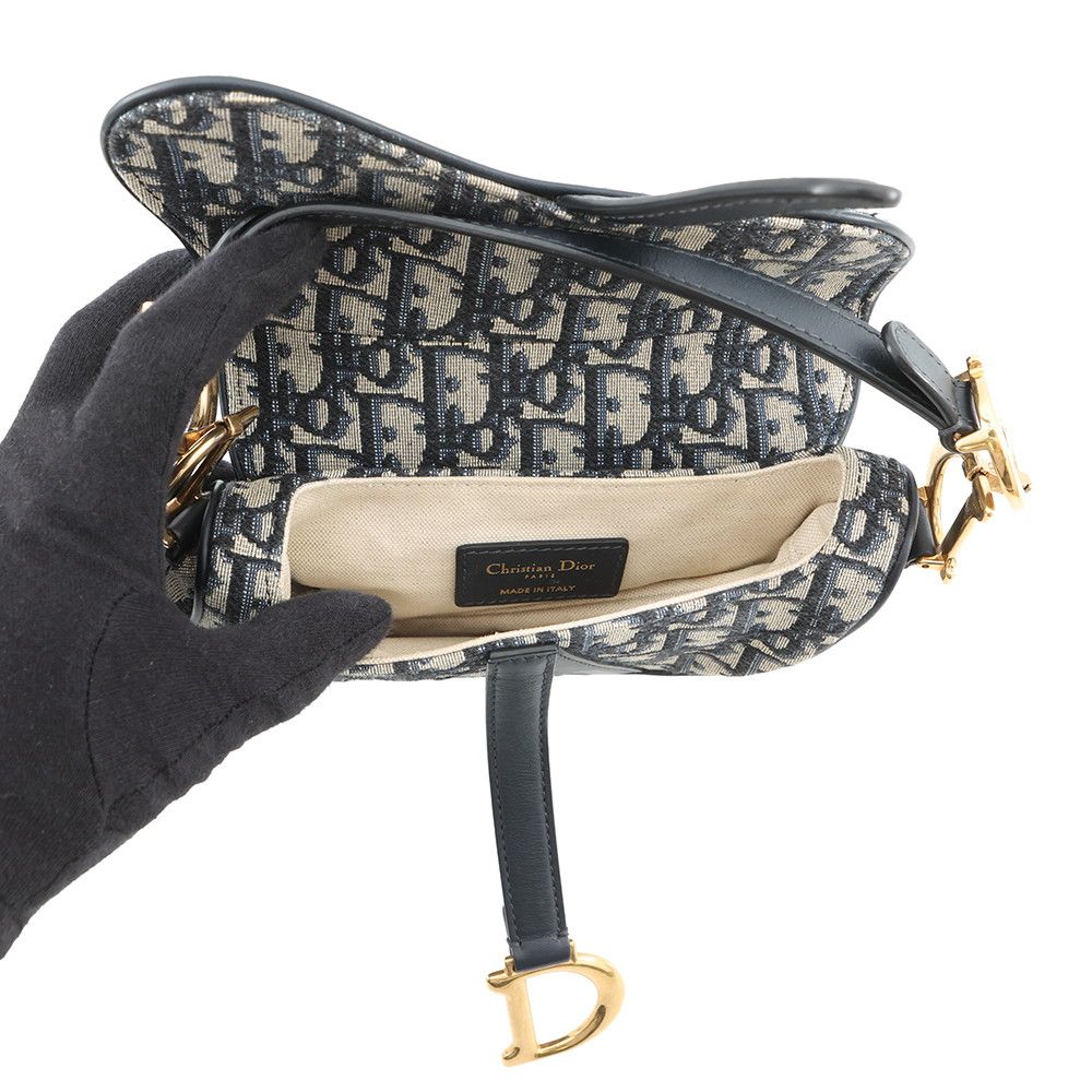 Dior Oak Saddle Bag Mini 2-Way Trotter — view 7