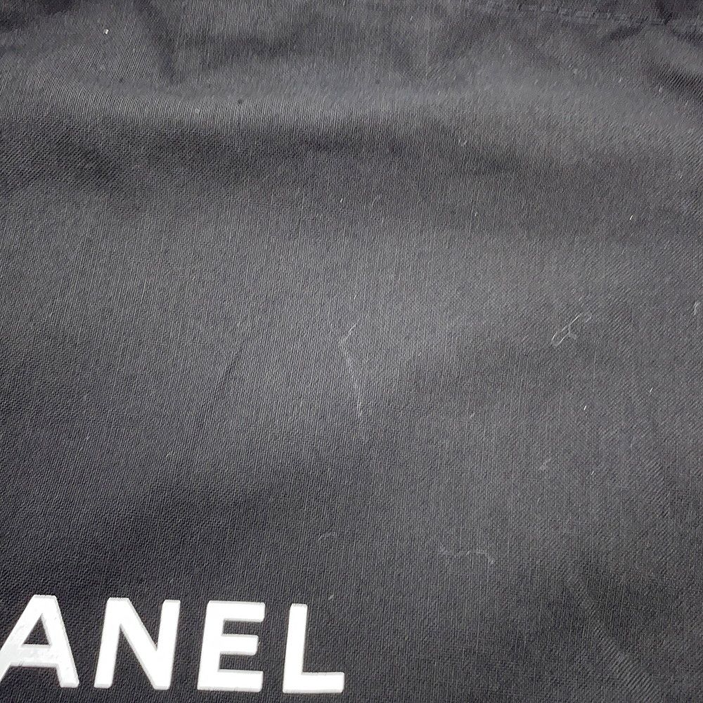 Chanel Loafers CC Logo Leather 37.5 Shoes Black — view 8