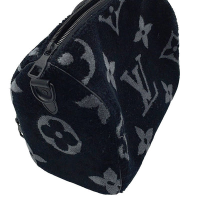 Louis Vuitton Handbag Monogram Eclipse Tufting Keepall Bandouliere 25 Black — view 9