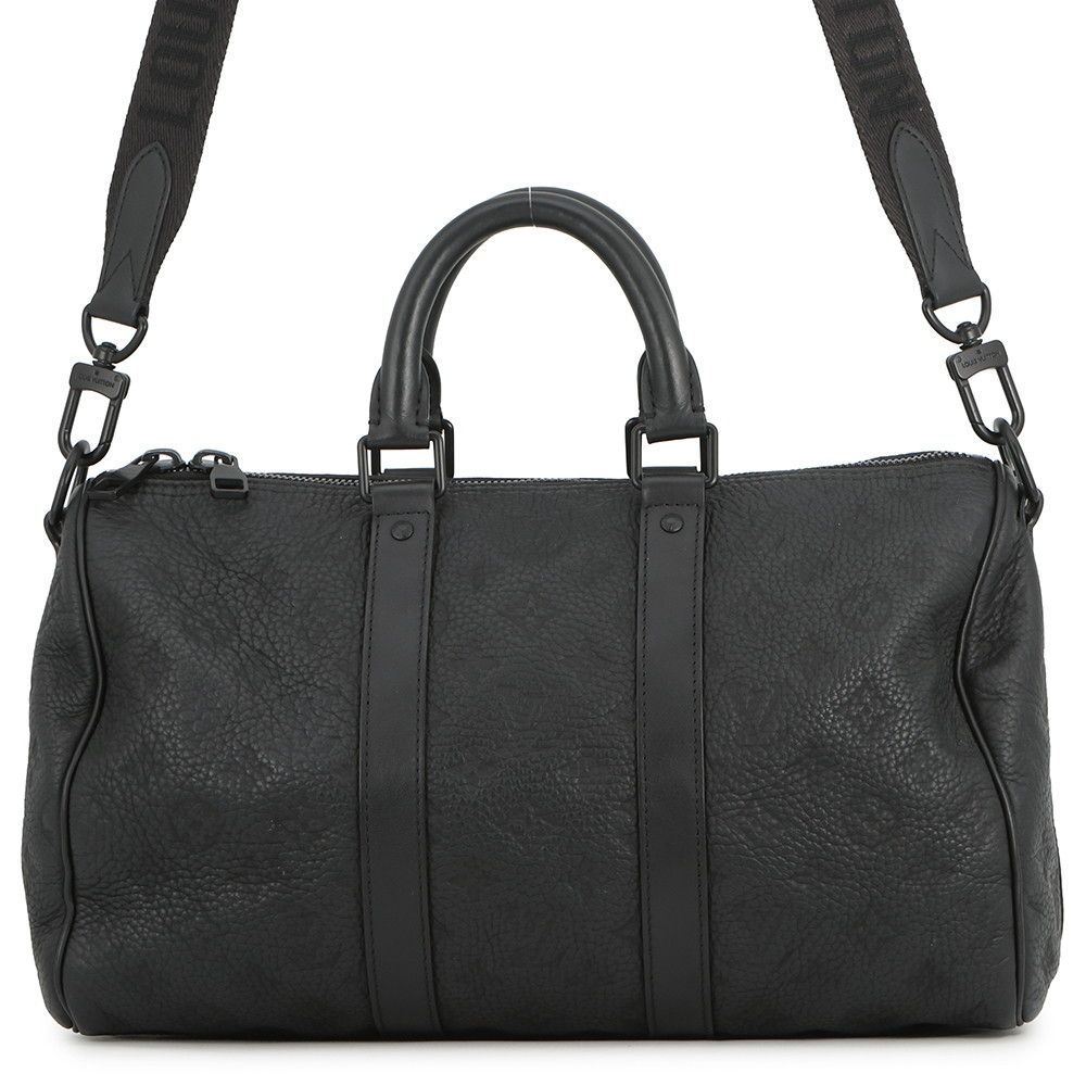 Louis Vuitton Handbag Monogram Taurillon Keepall Bandouliere 35 2-Way Shoulder