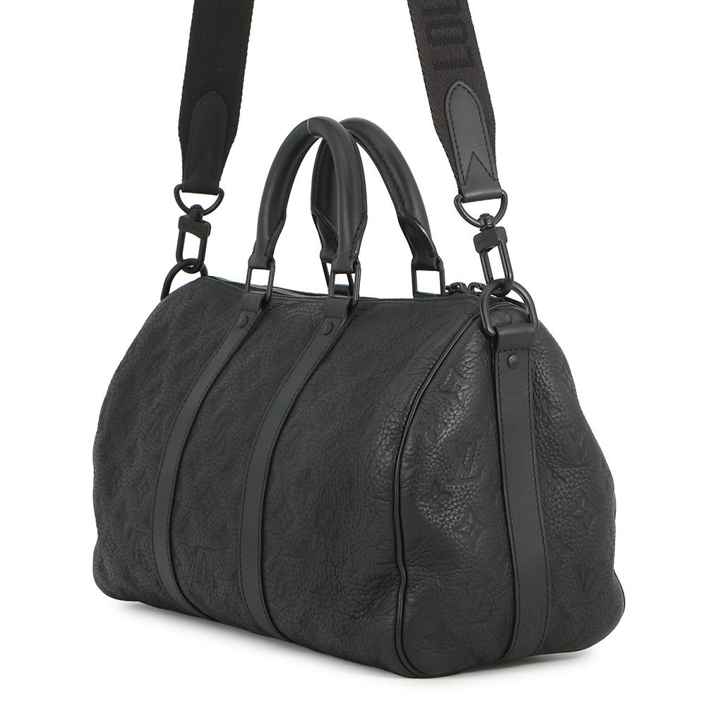 Louis Vuitton Handbag Monogram Taurillon Keepall Bandouliere 35 2-Way Shoulder — view 2